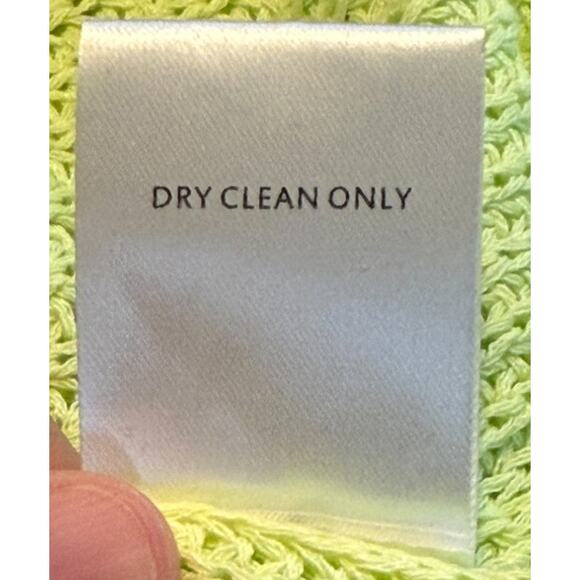 Beulah Style‎ Dress Women Large Lime Green Maxi Knit Beach Coastal Summer Preppy - Picture 7 of 8